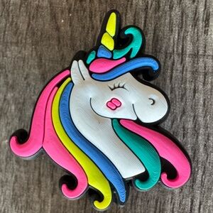 Colorful Unicorn Shoe Charm CROCS Jibbitz 5/$20